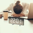 thumbnail image 4 of Ecomeon Digital Alarm Clock, Plastic LED Electric Alarm Clocks For Office For Living Room For Bedroom, 4 of 8