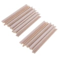 thumbnail image 1 of Rongfmy 50Pcs Round Balsa Wood Sticks Unfinished Woodcraft Stick Dowels Rods for Kindergarten Handmade Craft Model Making Accessories 12cm in Length, 1 of 9