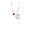 thumbnail image 2 of Delight Jewelry Acrylic 5/16" Maroon Heart To the World You are a Mother Locket Necklace, 2 of 4