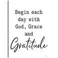 thumbnail image 1 of Cuadro Decorativo - Dios, Gracia y Gratitud Jr  Impresión en canvas, estrechado., 1 of 2