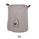 thumbnail image 3 of Moyic Cesto plegable para ropa sucia, cesta para la colada, organizador de almacenamiento de gran capacidad, juguetes para niños, artículos diversos, Almacenamiento y organización del hogar Gris/M Moyic HA082397-03, 3 of 6