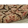 thumbnail image 5 of Nourison Graphic Illusions 2'3" x 8' Chocolate Botanical Indoor Rug, 5 of 5