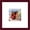 Cherry Red, variant on 11x14 Picture Frame, Display Pictures 8x10 with Mat or 11x14 without Mat, Engineered Wood with Shatter Resistant Plexiglass, Photo Frame for Wall Mounting, Silver, 1 Pack