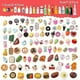 thumbnail image 2 of 100pcs Miniature Food Modle For Dollhouse, Mini Food Drinks Bottle Mould Toys, Dollhouse Accessories, Kitchen Food Toys For Adults Teenagers Kids Chil, 2 of 5