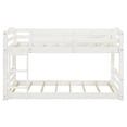 thumbnail image 3 of Dorel Living Sierra Twin Over Twin Bunk Bed in White, 3 of 8
