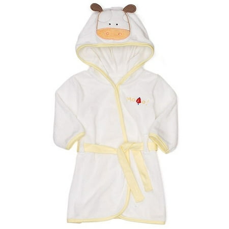 Child Of Mine Cow Robe, White