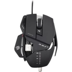 Cyborg Mad Catz R.A.T 5 Gaming Mouse for Mac & PCs Black MCB4370500B2/04/1