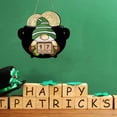 thumbnail image 1 of Ganfancp Decoraciones para Puertas Del Día de San Patricio Decoración para Puertas Del Día de San Patricio Gnomo Anciano Monedascolgaduras de Placas de Madera para Puertas de Entrada y Paredes Oferta, 1 of 7