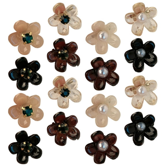 16 Pcs Small Hair Clamps Claw Clips for Thin Accessories Girls Baby Child