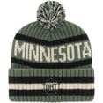 thumbnail image 2 of Men's '47 Green Minnesota Golden Gophers OHT Military Appreciation Bering Cuffed Knit Hat with Pom, 2 of 3