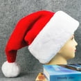 thumbnail image 4 of Transemion Red Warm And Comfortable Santa Hat For Festive Decorations And Thoughtful Presents Wonderful, 4 of 6