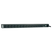 Tripp Lite Basic PDU, 20A, 14 Outlets (5-15/20R), 120V, L5-20P Input, 15 Feet Cord, 0U Vertical Rack-Mount Power (PDU1420T)