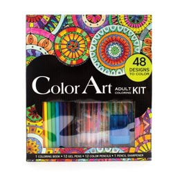 Adult Coloring Book To-Go Set 135108