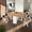 White, variant on Santos Butterfly Dining Set of 4 Chairs + 1 Folding Dining Table - Pinewood - Compact, Space Saving, Versatile and Easy to Assemble - Green & Oak Rustic Pine - Seconique