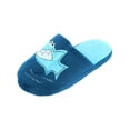 thumbnail image 1 of CTM® Boy's Slide House Slippers with Shark Detail, 1 of 3