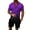 Purple, variant on Vedolay Short Sets For Men Casual Men 2 Piece 2023 Short Set Sleeve Drawstring Casual Fashion Urban Shorts,Red M