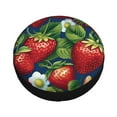 thumbnail image 3 of Gaeub Strawberry2 14-17in Tire Cover, Spare Tire Cover, for Camper Caravan, Trailer, Car, Truck, SUV, Jeep - 15 inch, 3 of 9