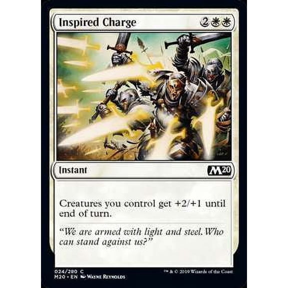 MtG Core Set 2020 Inspired Charge #24