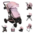 thumbnail image 1 of Carriola 6 En 1 | Base Mecedora | Autoasiento | Amalfi Ibaby rosa, 1 of 10