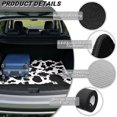 thumbnail image 6 of FOR U DESIGNS Cow Spot Dripping Print Trunk Cargo Liner for SUV Sedan Truck Non-Slip Trunk Mat All Weather Durable Rear Mat Universal Fit Cargo Protection, 6 of 7