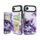 thumbnail image 1 of wonima44 Compatible with iPhone 17 Air Wallet Case with Card Holder - Cute Purple Flower Design Kickstand for Magnetic Clasp Back Flip Folio Leather Phone Covers for Women Men Girls, 1 of 1