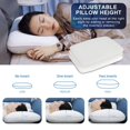 thumbnail image 6 of Luxury Pillows Gel Memory Foam Pillow Side Sleeper Pillow Cooling Washable USA, 6 of 8