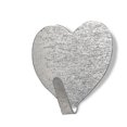 thumbnail image 1 of Ganchos para abrigos Gancho de pared Gancho para pasta de amor de acero inoxidable 10 piezas Percha de viscosa fuerte, 1 of 5
