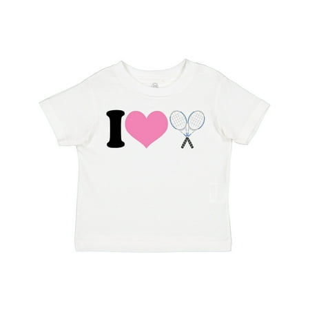 

Inktastic I Heart Tennis Sports Boys or Girls Toddler T-Shirt