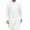 White, variant on YLSDY Fashion Mens Kaftan Thobe Robe Long Sleeve Cotton Henley Shirt Casual Muslim Gown Salwar Kurta Fall Fashion Long Shirts Army Green S