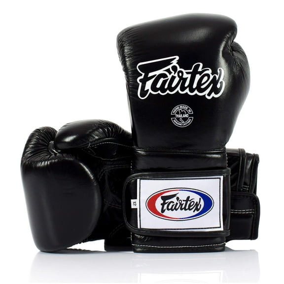 Fairtex BGV9 Mexican Style Black Muay Thai Boxing Glove - Heavy Hitter