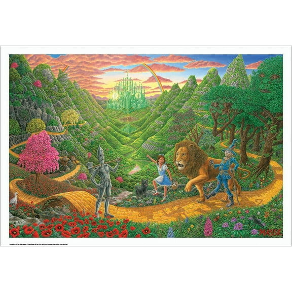 Wizard of Oz by Tom Masse Art Print Laminated Poster - 32.5" x 22.5"