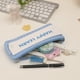 thumbnail image 5 of Estuche de lona para lápices | Bolsa de papelería con cremallera de gran capacidad para estudiantes | Organizador de útiles escolares para lápices, bolígrafos y gomas de borrar, 5 of 8