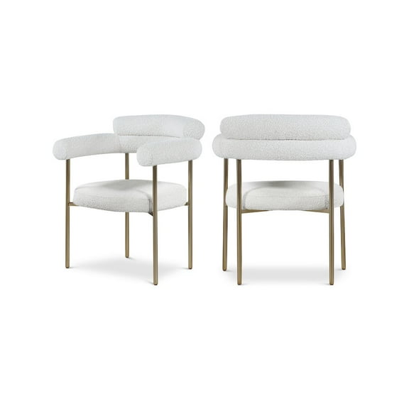 Meridian Furniture Blake Cream Dining Chair (Set of 2)