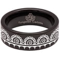 thumbnail image 5 of Fancy Tungsten Carbide Ring, 5 of 9
