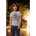 thumbnail image 2 of John Cena Grey Ugly Christmas Kids Youth T-shirt, 2 of 4