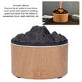 thumbnail image 3 of Wood Grain Diffuser Humidifier with Remote Control, Volcanic Design, LED Light Dual Color Light and Mist Aromatic Diffuser, Enhance Home Air Quality, 3 of 7