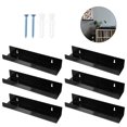thumbnail image 1 of CNKOO 6Pcs Wall Mount Record Holder Floating Record Display Shelf Acrylic Album Presenting Rack Record Frame for Photos VCD Home Office, 1 of 10