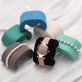 thumbnail image 5 of 4pcs Watch Case Pillows, M Shaped Display Pillow Velvet Cushion Replacement for Bracelet Storage Beige, 5 of 5