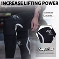thumbnail image 3 of Neoprene Compression Knee Sleeves 7MM (Pair) Enhanced Knee Support in Squats Powerlifting Weightlifting and Wrestling – Unisex, 3 of 6