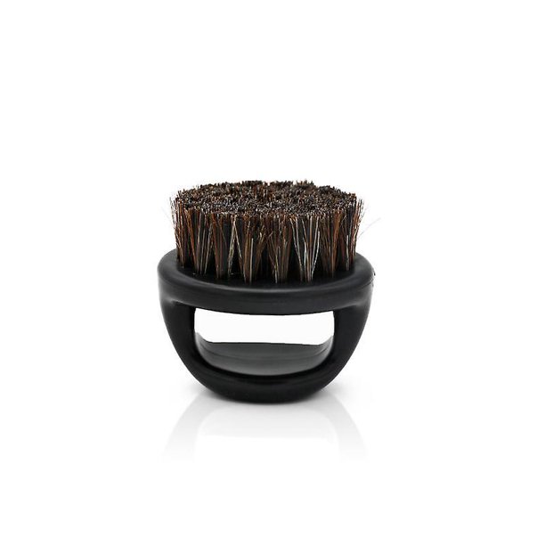 Paquete de 2 cepillos para nudillos para barberos Cepillo de barbero para desvanecimientos (herramienta esencial para servicios profesionales de peluquería y aseo), cepillo para barba, cuell