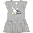 thumbnail image 3 of Inktastic My 1st Easter with Cute Bunny and Carrot Girls Toddler Dress, 3 of 5