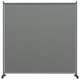 thumbnail image 1 of CoSoTower Outdoor Room Divider with Castor Wheels, Rolling Privacy Screen for Patio Backyard Pool Hot Tub, 6ft Tall, 1 of 7
