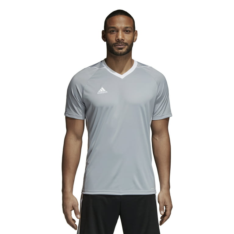 Somatisk celle Erklæring Forsvinde adidas Tiro 17 Mens Soccer Jersey 2XL Light Grey-White - Walmart.com