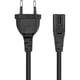 thumbnail image 2 of Cable de alimentación C7 2 pines Ps5 Ps4 Ps3, cable de alimentación bipolar de 1,5 m para Hp Canon, 2 of 5