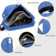 thumbnail image 2 of Blue Backpack Waterproof Drawstring Gym Bag With Shoes Compartment Y Waterproof Bag Pool Bag Sports Travel Weekend Football Bag Women Girls Men Boys S, 2 of 5