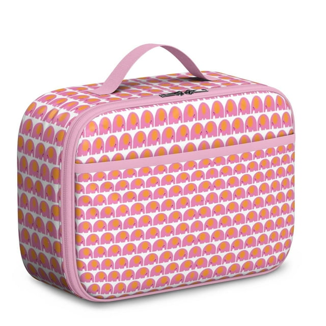Sac à Lunch Mandala Fleur – Sac à Lunch Isolé Rétro Mignon Éléphant Bébé pour l'École et la Garderie