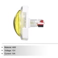thumbnail image 3 of Unique Bargains Starts Arcade Buttons ABS Transparency Octagonal Box Convex Round for Game Console DC 12V Yellow, 3 of 7