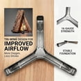thumbnail image 2 of Spark Reusable Infinite Fire Starter – 304 Stainless Steel Fire Igniter for Fireplace, Fire Pit & Campfire – Quick, Clean Flame Starter with Alcohol Fuel, Smokeless Ignition, Durable Tri-Wing Design, 2 of 8