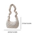 thumbnail image 2 of Bolso Tote Acolchado Hombro Acolchado Hobo Grande Acolchado para Mujer Caqui, 2 of 9
