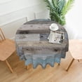 thumbnail image 2 of Rustic Wood Texture Round Tablecloth 60 Inch, Farmhouse Decorative Holiday Home Party Table Cloth for Kitchen Dining Picnic Indoor Outdoor, 2 of 6
